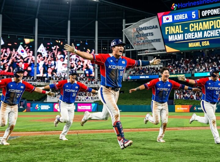 한국 대표팀 마이애미 여정, 세계야구클래식 주요 화제로 등극 ?? "항공기 세레모니가 통했다"