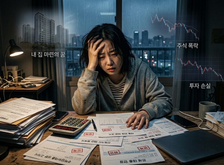 빚 상환 불가능 위험 가정 45만 달해 젊은 세대가 35% 차지하며 과도한 대출로 붕괴 위기