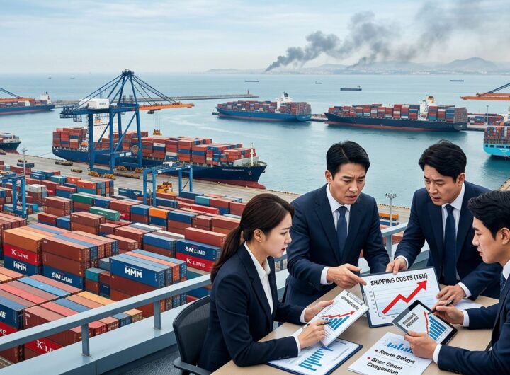 수출 기업들이 호소하는 중동 분쟁으로 인한 해운비 폭등과 물류망 지원 필요성