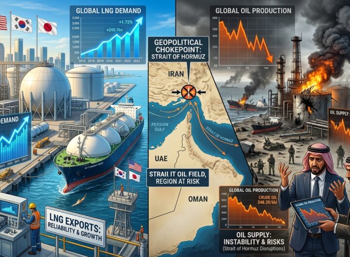 미국 에너지 기업들 이란 분쟁으로 천연가스는 상승, 원유는 하락세