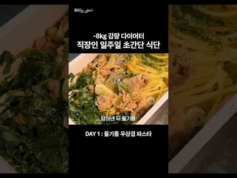 직장인 다이어터 일주일 초간단 식단 모음 2