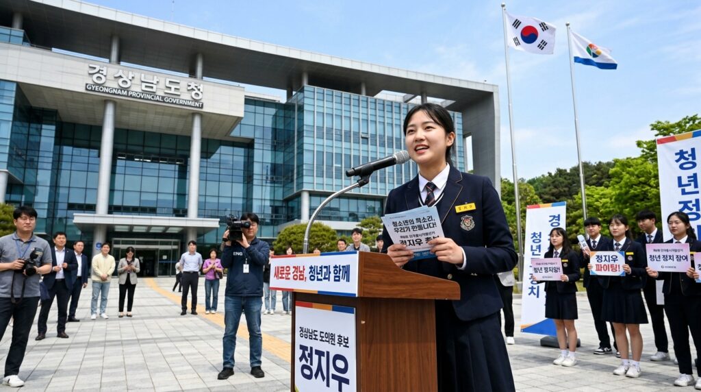 역대 최연소 18살 고등학생 시의원 출마 도전장 내밀다