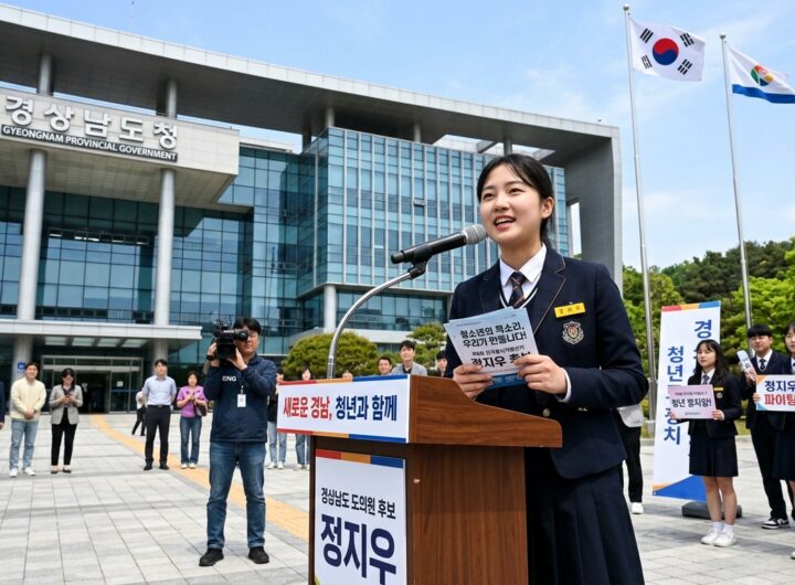 역대 최연소 18살 고등학생 시의원 출마 도전장 내밀다