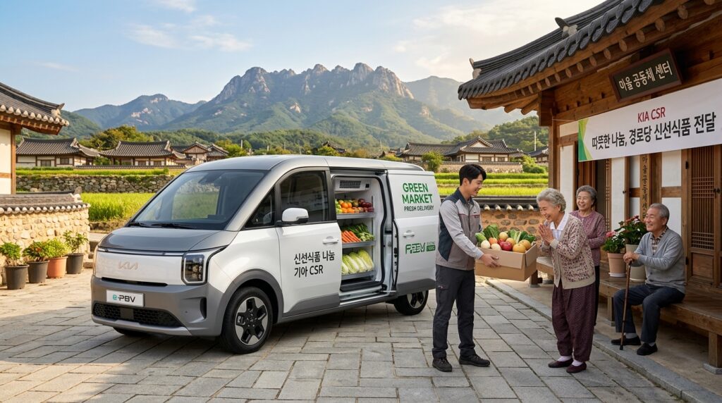 기아자동차와 행정안전부의 협력, 식료품 접근 취약지역 해소에 나서다