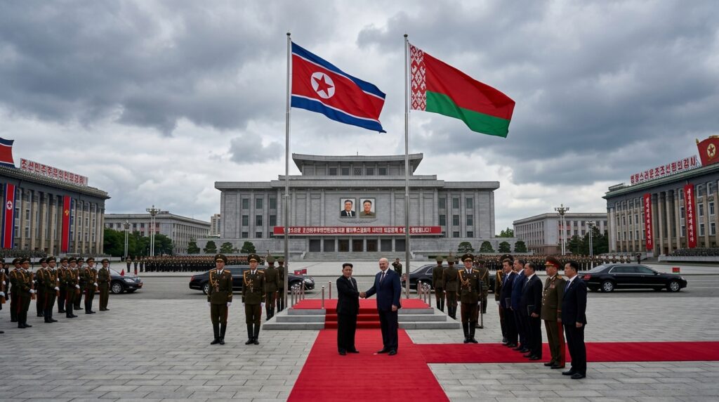 김정은, 벨라루스 수장 첫 평양 초청 ? '유럽 속 고립국가' 지도자와 반서방 동맹 구축 나서