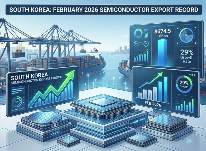 긴급 2월 수출액 사상 최고 기록 명절 기간 중에도 반도체 251.6억 달러 달성