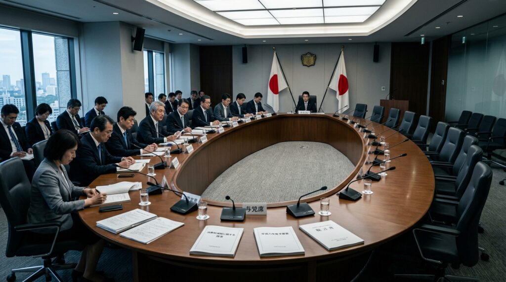 다카이치의 '소비세 인하' 초당적 협의체 추진 난항 겪으며 야당 참여 실패와 본질 왜곡