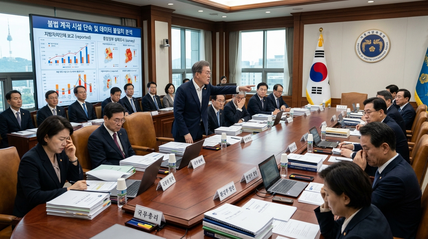 대통령 엄중 경고 “불법 계곡시설 숨긴 공무원, 재신고 기한 지나면 강력 처벌 단행”