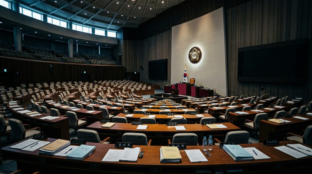 ?? 3월 3일까지 전체 상임위원회 활동 정지 … 대미 투자법안 특별위원회 역시 운영 중단