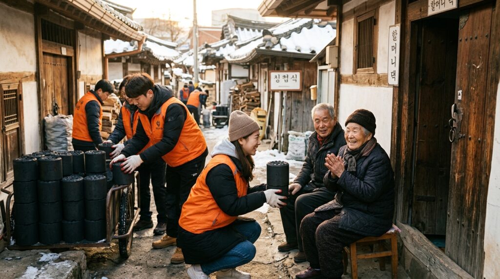 16년간 이어온 따뜻한 나눔 ? 86만장 연탄 전달로 온정 실천