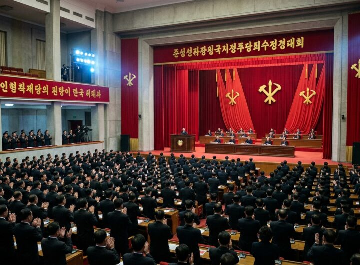 북한 당대회, 김정은 찬양 일색으로 진행... 결정서 초안 검토 진행