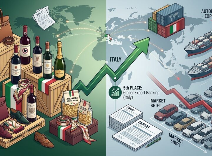 작년 하반기 이탈리아 수출실적이 한국과 일본을 추월했으나, 트럼프 관세로 타격 예상