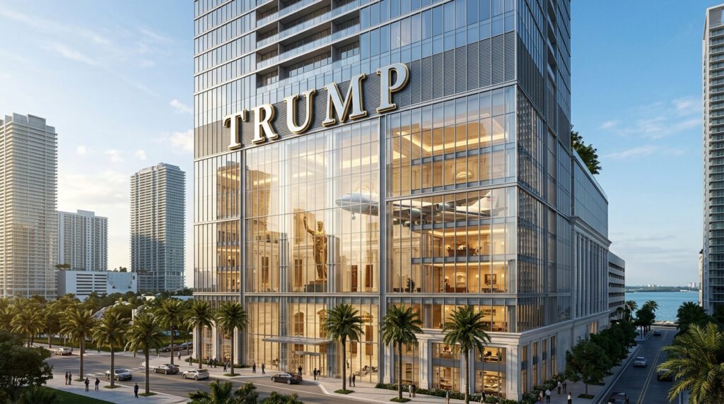 10억 달러 모금 추진 47층 규모 도서관 건립 트럼프 황금 조형물 설치 예정