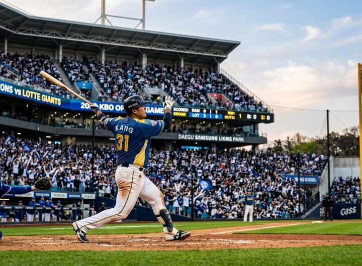 롯데 윤동희, 2026 프로야구 시즌 첫 포문 개막 홈런으로 장식