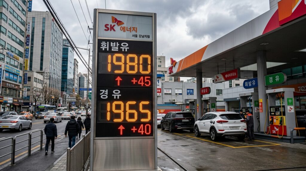 전국 가솔린 가격 1900원대 진입 … 상승폭은 전쟁 이후 대비 느린 속도