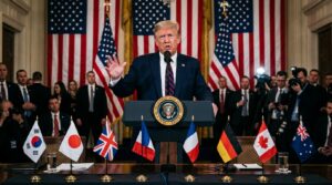 트럼프 발언 "한국, 실질적 지원 부족" 주한미군과 북한 핵문제 거론하며 강한 압박 메시지